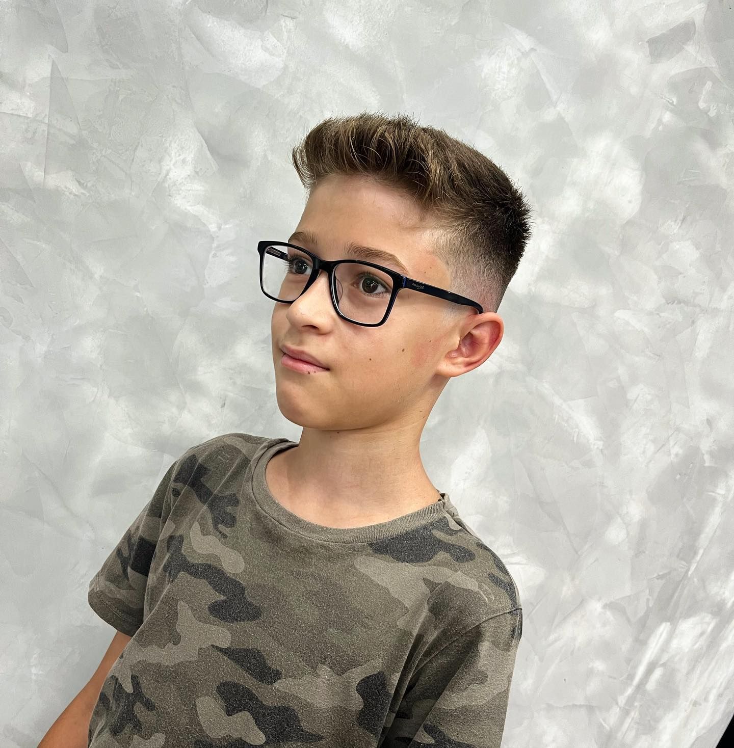 Corte infantil na Barbearia Leans