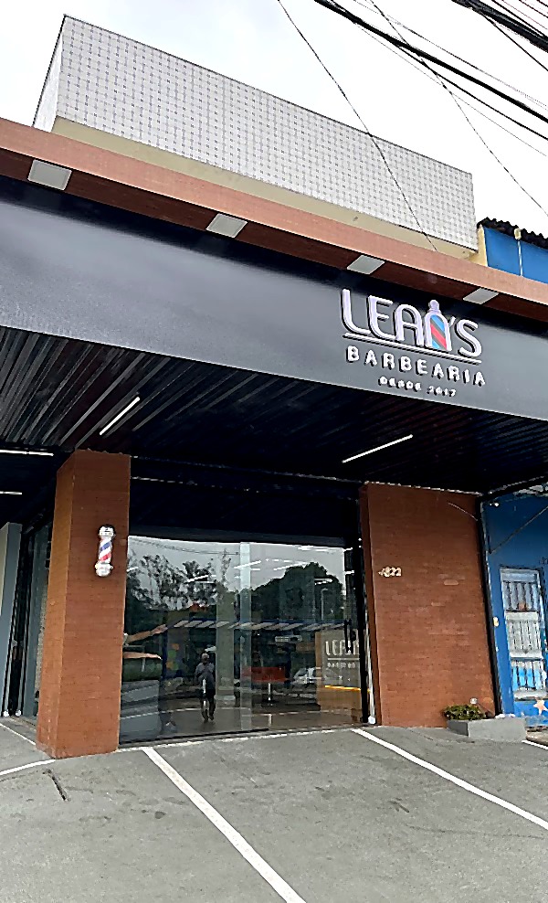 Fachada da Barbearia Leans em São Bernardo do Campo